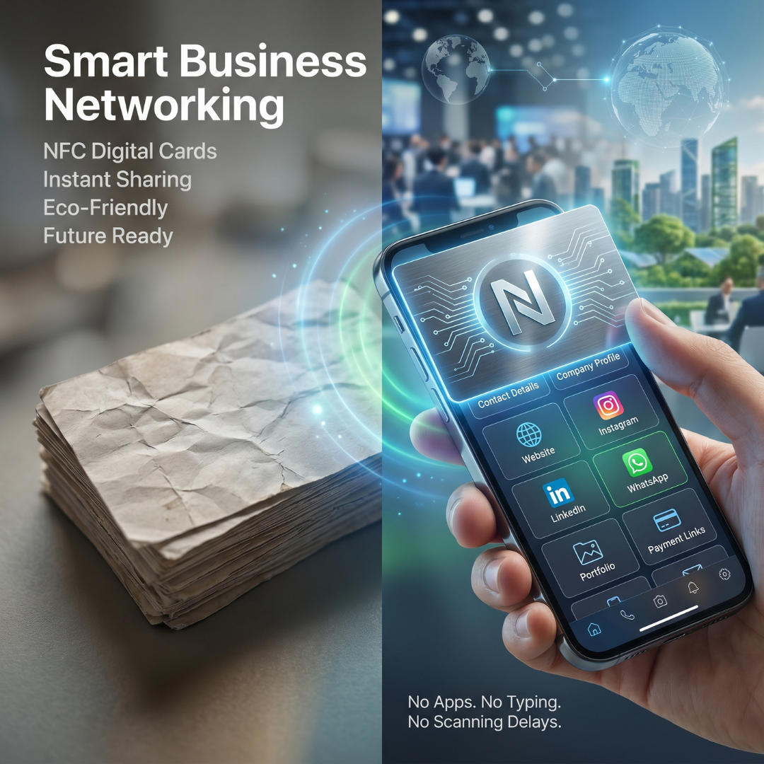 The Future of Smart Business Networking with NFC Digital Cards
